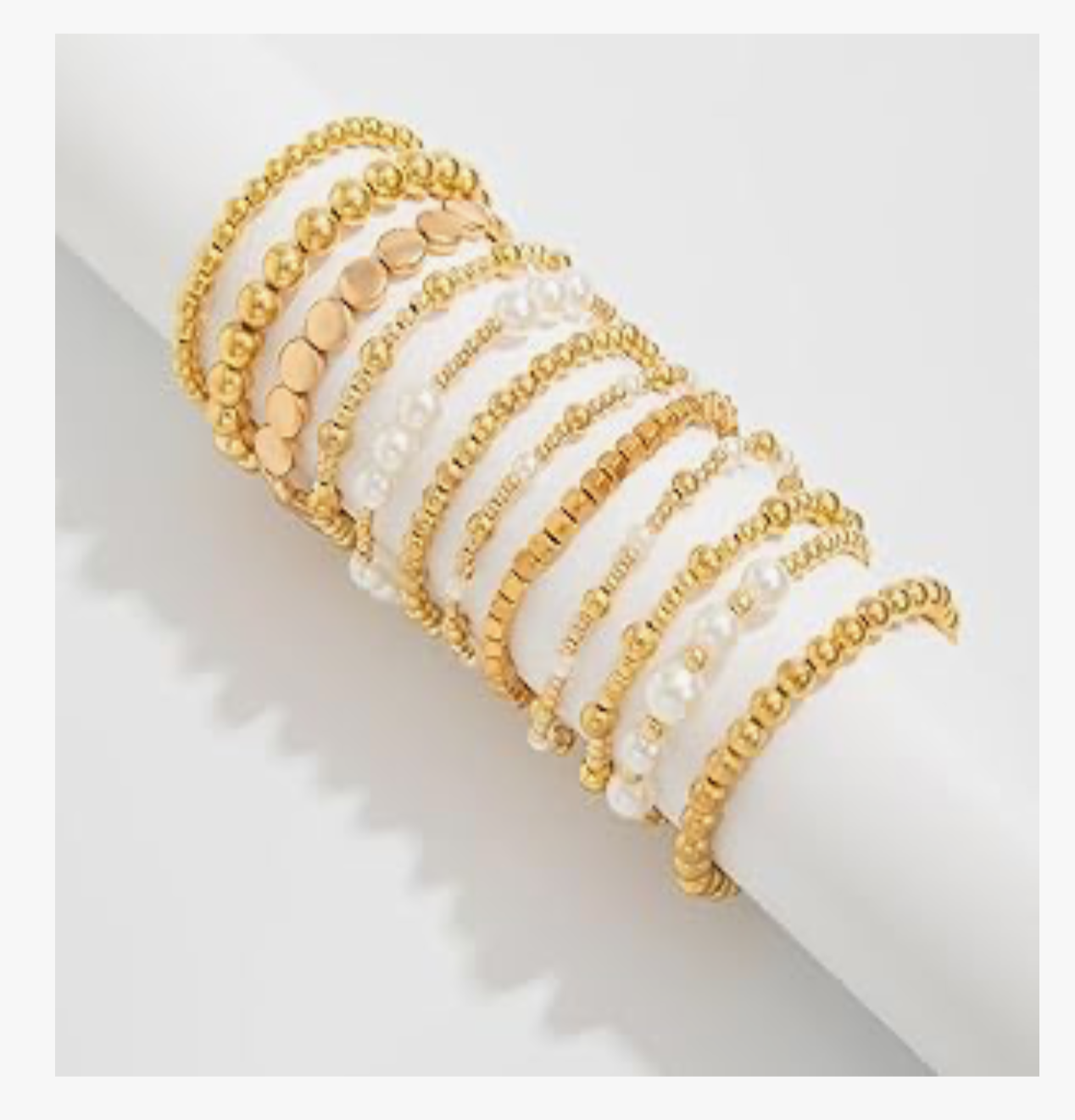 Elegant Bracelets for Women - Timeless Luxury & Style Classic Adjustable Pearl & Gold Bead design perfect for Everday Wear