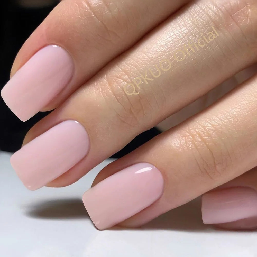 Dark Brown Press-On Nails - Long Acrylic Full Cover Tips